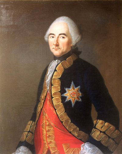 Portrait of Jean-Jacques, Count of Beausobre, in Lieutenant General Uniform by Speiségger